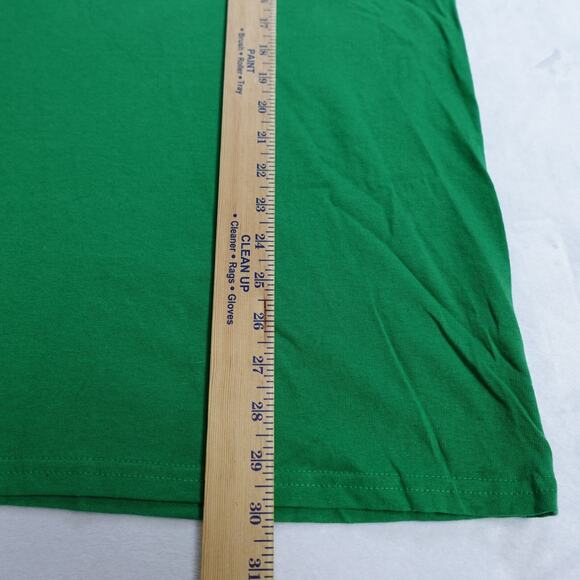 Skeleton Skull Top Hat Clover T-Shirt Men's Size XL Green St. Patrick's Day - Picture 4 of 10